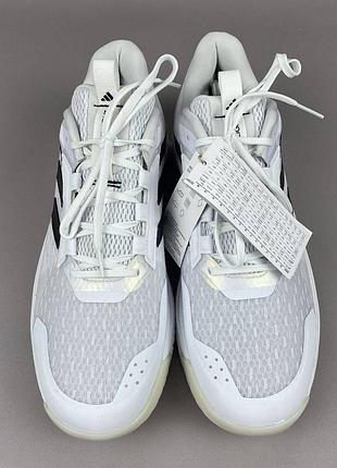 Чоловічі жіночі кросівки adidas crazyflight 5 indoor white/black