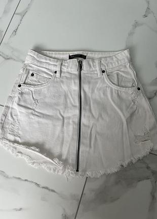Bershka джинсова спідниця