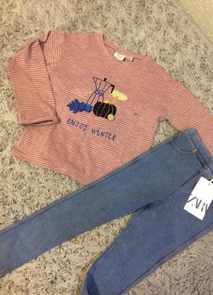 Реглан/лонгслів/футболка zara baby p.104 {3-4р}