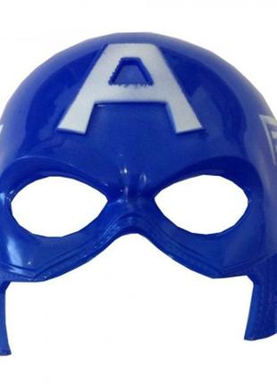 Карнавальный костюм капитан америка маска пластиковая