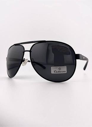 Мужские солнцезащитные очки galileum polarized gp 543 col.1 авиаторы с поляризацией