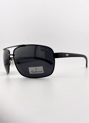 Мужские солнцезащитные очки galileum polarized gp 542 col.1 60-15-136 классической формы с поляризацией