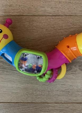 Тріщалка "забавна гусениця" limo toy