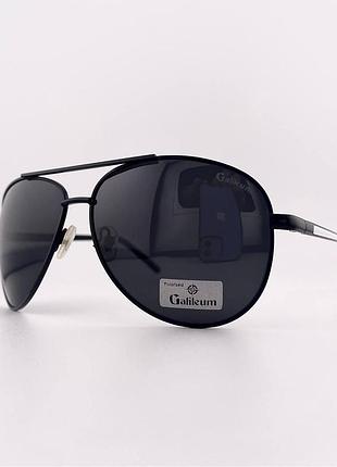Мужские солнцезащитные очки galileum polarized gp 541 col.1 авиаторы с поляризацией