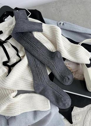 Женские зимние высокие шерстяные гольфы за колено кардишлер 36-40p.
шерстяные заколенники, гольфы выше колена