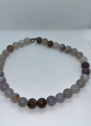 Намисто натуральний агат ботисвана вінтаж