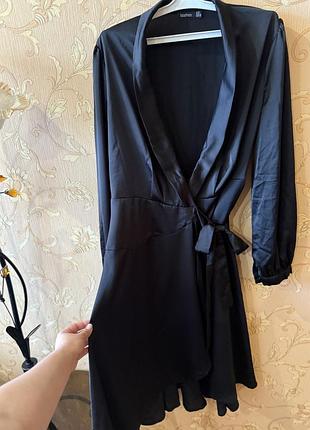 Сукня шовкова чорна