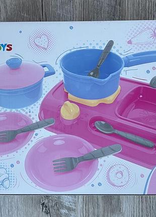Кухня з набором посуду "technok toys"