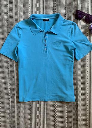 Яскраве поло в ідеальному стані розмір л