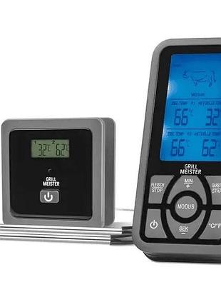 Бездротовий гриль-термометр grillmeister funk-grillthermometer gfgt 433 b2: точний контроль температури через bluetooth
