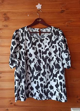 Блузка анімалістичний принт р.3xl 6
