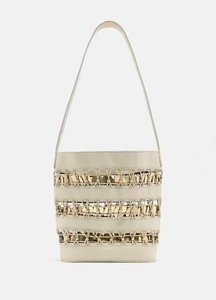 Шкіряна сумка zara premium нова 2