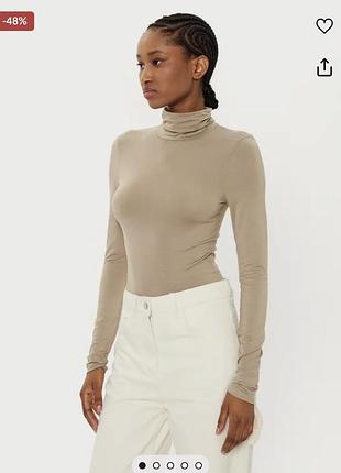 Водолазка з віскози тонка бежева h&m нова