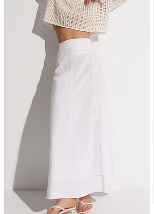 Натуральная хлопковая юбка в пол per una.