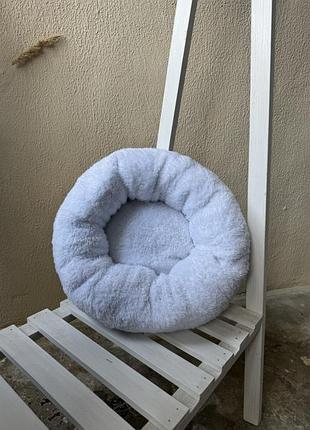 Лежанка для кота собаки, біла