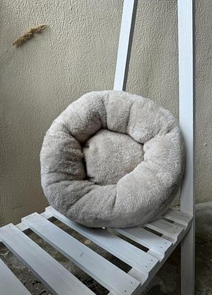 Лежанка для кішки собаки, бежева