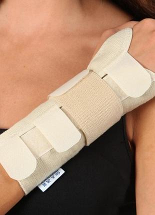 Бандаж на запястья с металлической пластиной на левую руку orthopoint sl-19 ортез на запястье размер xl