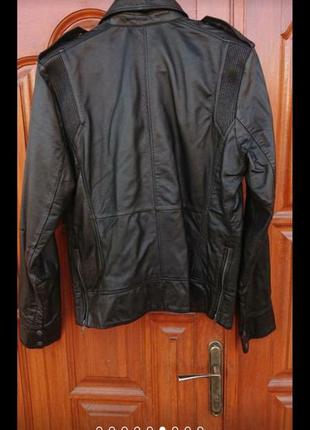 Брендова фірмова шкіряна куртка diesel,оригінал,нова з бірками, розмір l,xxl.5 фото
