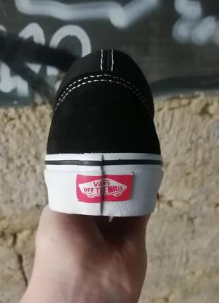 Кеди ванс vans old school чорні з білим олд скул олд скули венс.6 фото