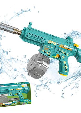 Водний пістолет для дітей, іграшковий водний автомат m416 на акумуляторі, електричний бластер, зелений