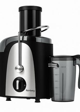 Уценка! соковыжималка электрическая центробежная rainberg rb-631 1800w (надбит стакан 3044)