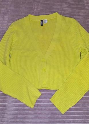 Кардиган h&m вкорочений