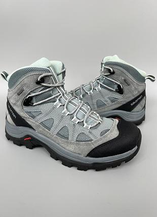 Оригінальні туристичні черевики salomon authentic gore-tex 40р.25см.
