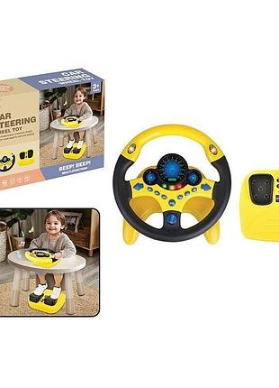 Кермо (2192 e-70), звукові ефекти, озвучування англійською, веселі мелодії, підсвічування, педалі гальма та газу, присоски.