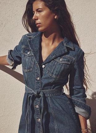 Джинсова сукня від zara