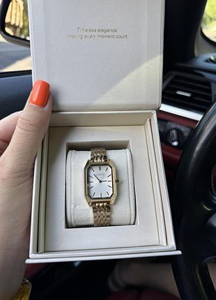 Наручний годинник burker watches | isabell gold white