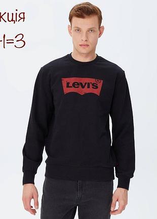 Світшот levis толстовка светр лонгслів чорного кольору