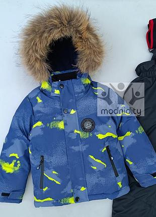 Комбінезонів зимовий для хлопчиків на 3-6 років