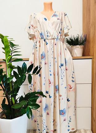 Невероятное цветочное платье макси!