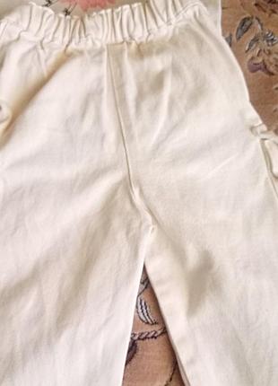 Брюки короткие джинсовиз футболкой 2