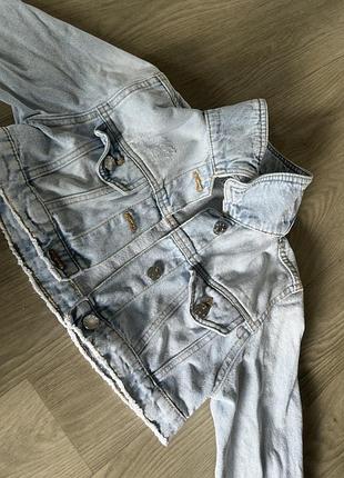 Джинсовка укорочена zara hm george 116 122