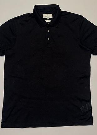 Поло, тенниска, батник douglas hayward double mercerised cotton slim fit polo shirt black