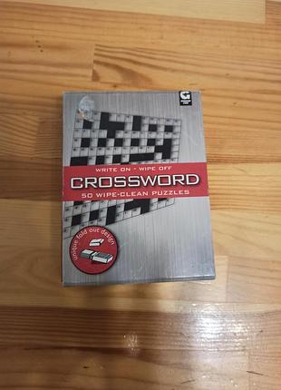 Набір багаторазових кросвордів "write on wipe off crossword".