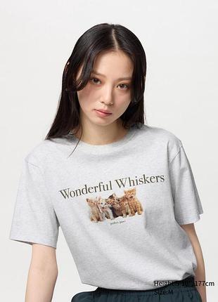 Футболка женская uniqlo cat photographs ut