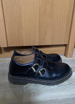 Туфли dr martens чорні оксфорди туфлі жіночі мартенси лофери