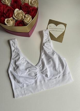 Новий бюстгальтер топ еластичний з нюансом 💙💛 сток