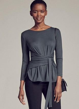 Моделююча кофта трансформер, лонгслів, вузол, кімоно, обі, асиметрія, zara