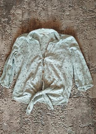 Сорочка з прошви м'ятного кольору orsay