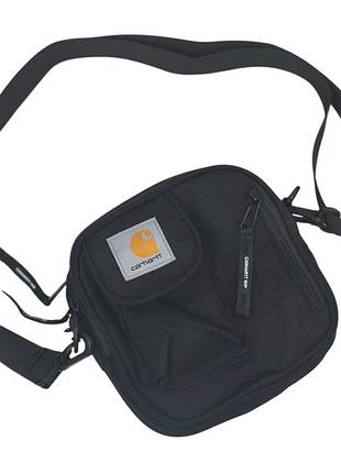 Сумка carhartt wip essentials bag small чорна 8