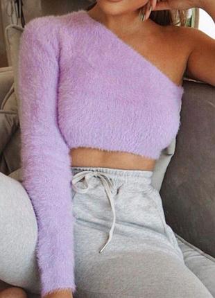 Топ «свірік», светер мʼякий, топик на один рукав