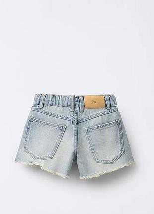 Джинсові шорти zara 13-14 років 3