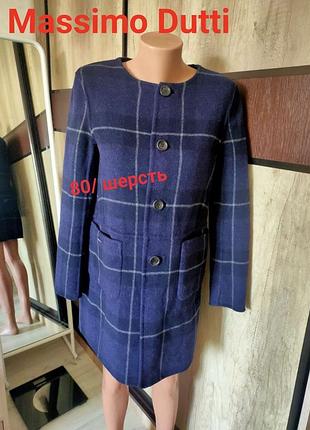 Шерстяне пальто massimo dutti