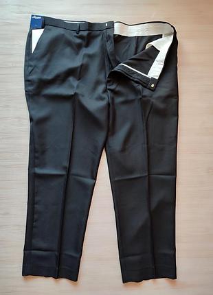 Мужские брюки брюки брюки черные классические w50 l31 xxxl-xxxxl большой размер