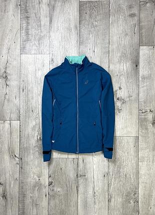 Asics windstopper soft shell кофта ветровка xs размер женская синяя