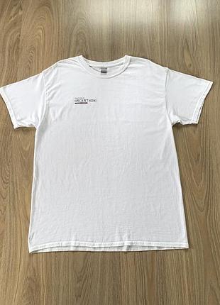 Мужская хлопковая футболка с принтом microsoft azure