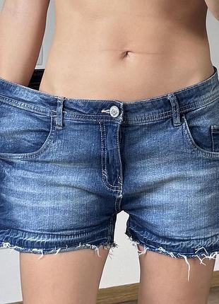 Короткі джинсові шорти 44 розмір, джинсові короткі шорти xl/xxl. жіночі рвані джинсові шорти